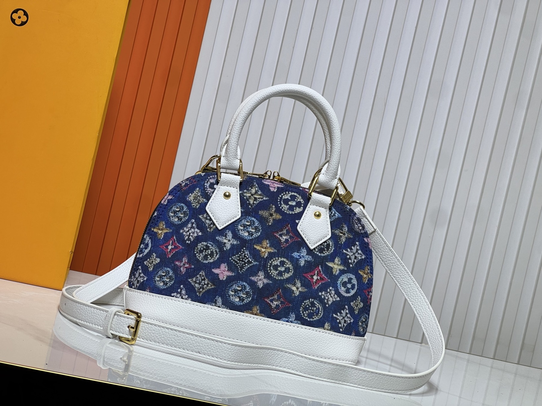 LOUIS VUITTON ルイヴィトン Alma BB 新作デニムバッグ