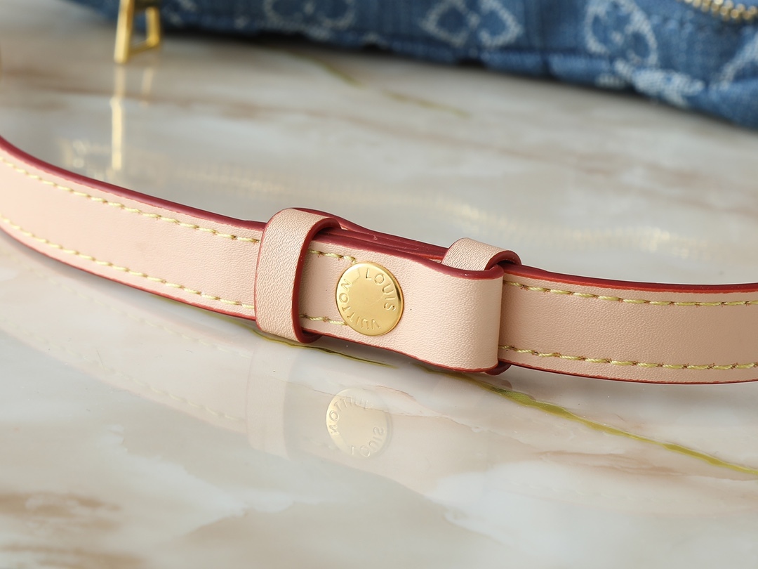 LOUIS VUITTON ルイヴィトン M13571 Pochette Valley デニムバッグ