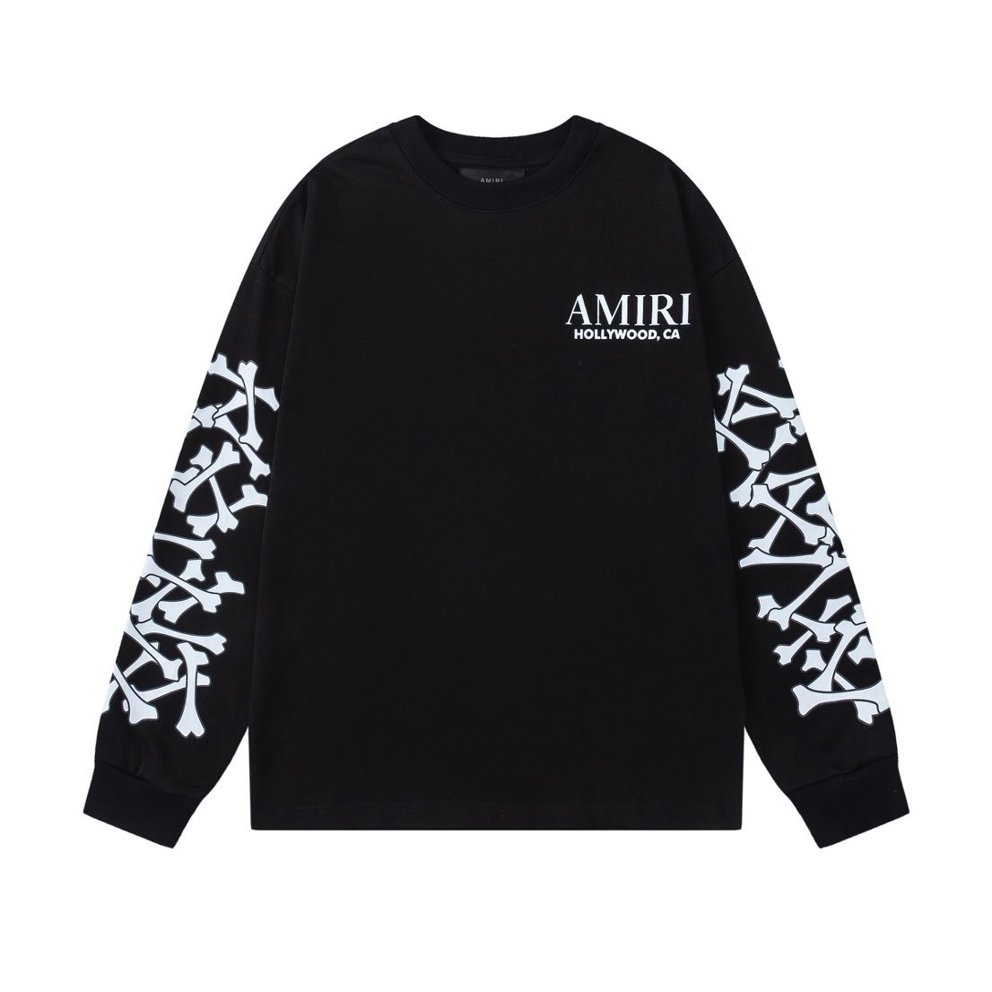 【AMIRI】丸首長袖 T シャツ