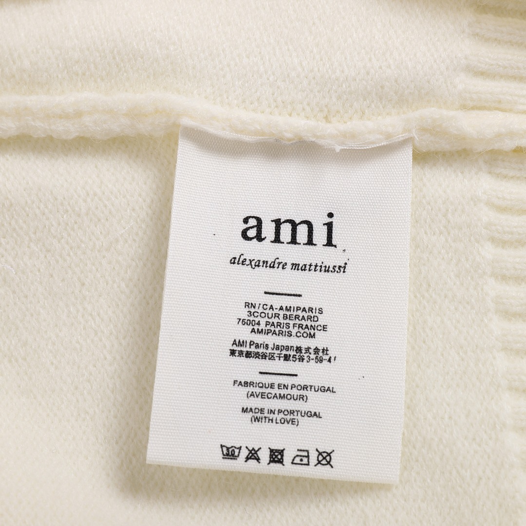 【AMI旗艦店】 ウールセーター 男女兼用 ご好評に付き再入荷！