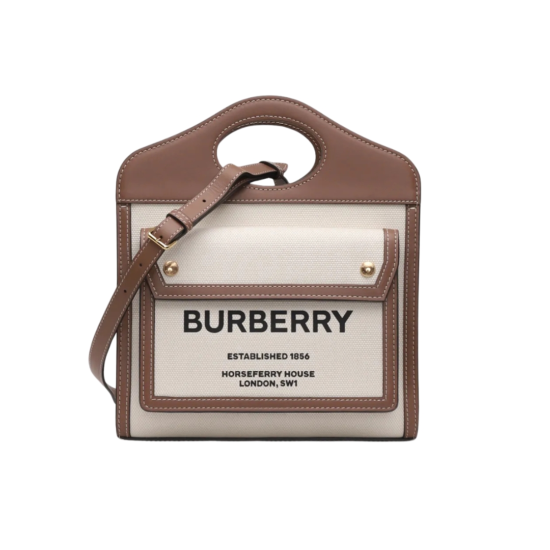 ☆Burberry ミニ ツートン ポケットバッグ