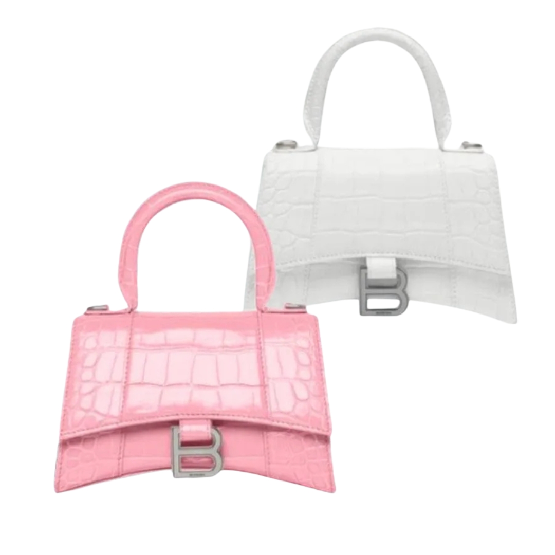Balenciaga HOURGLASS XS チェーンハンドバッグ2色
