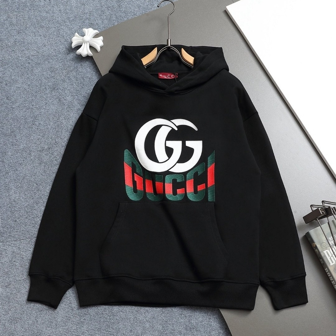 『XS-L』新作秋冬刺繍入りフード付きスウェットシャツ