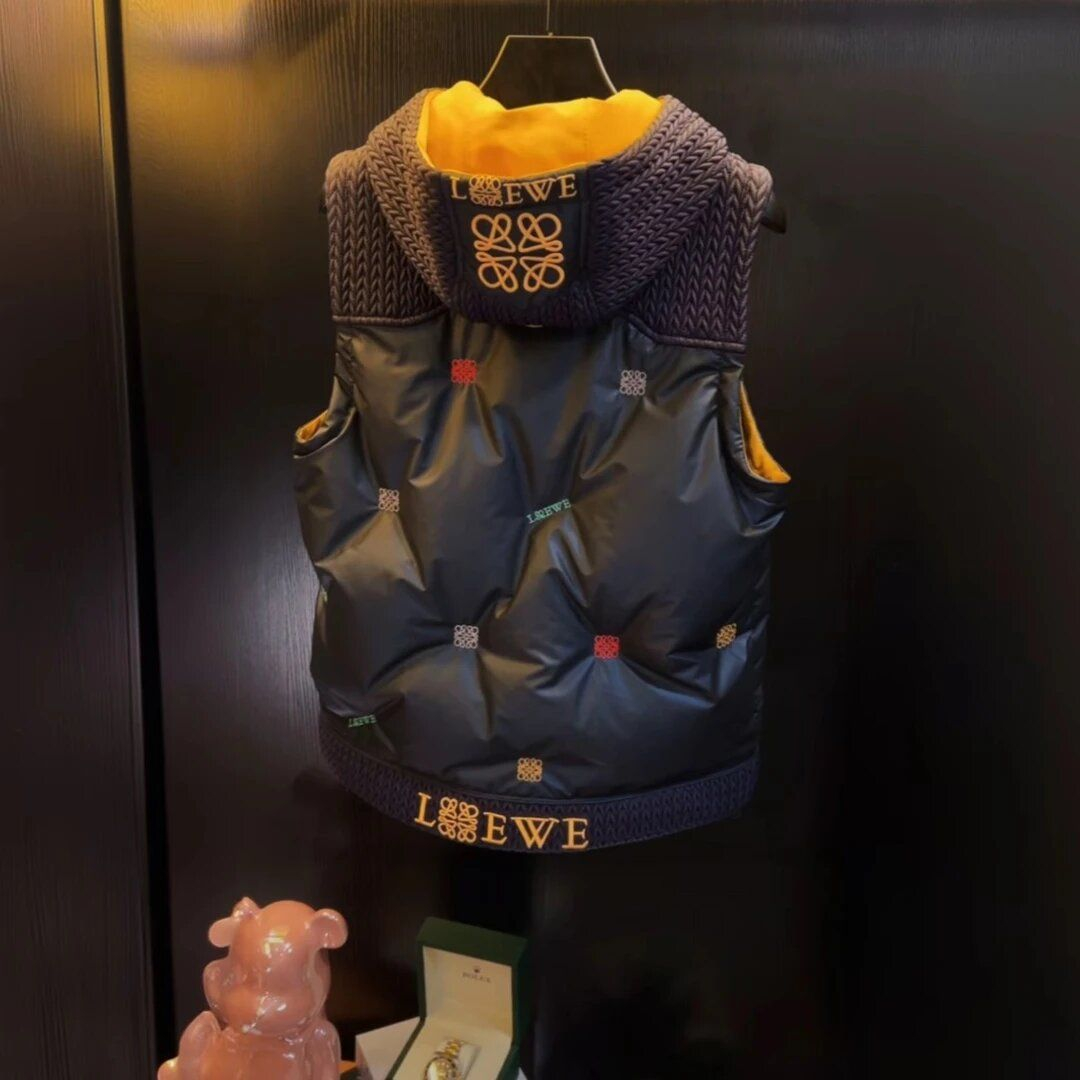 【M-4XL】高品質保温ベスト 繊細な刺繍デザイン 日常カジュアルアウター