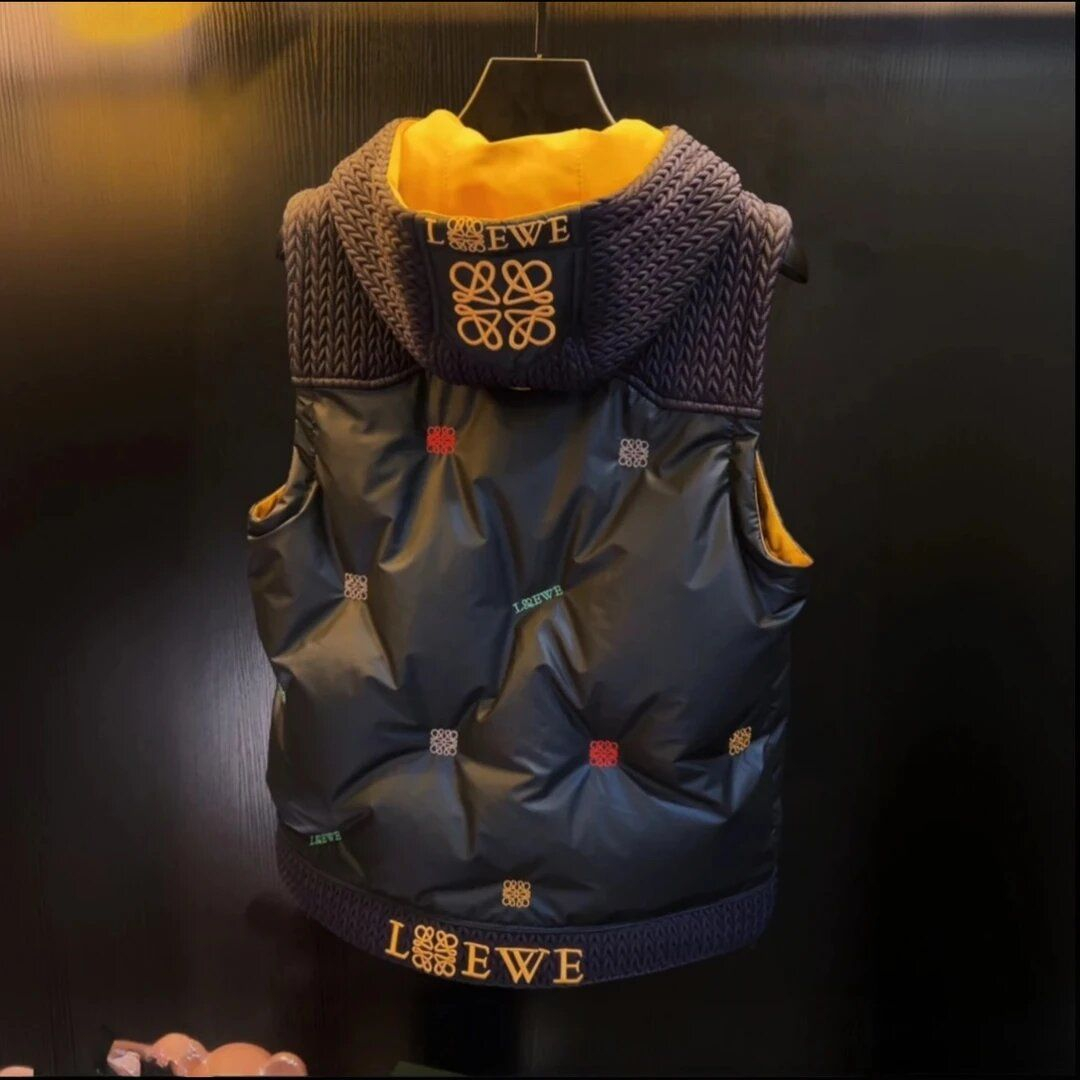 【M-4XL】高品質保温ベスト 繊細な刺繍デザイン 日常カジュアルアウター