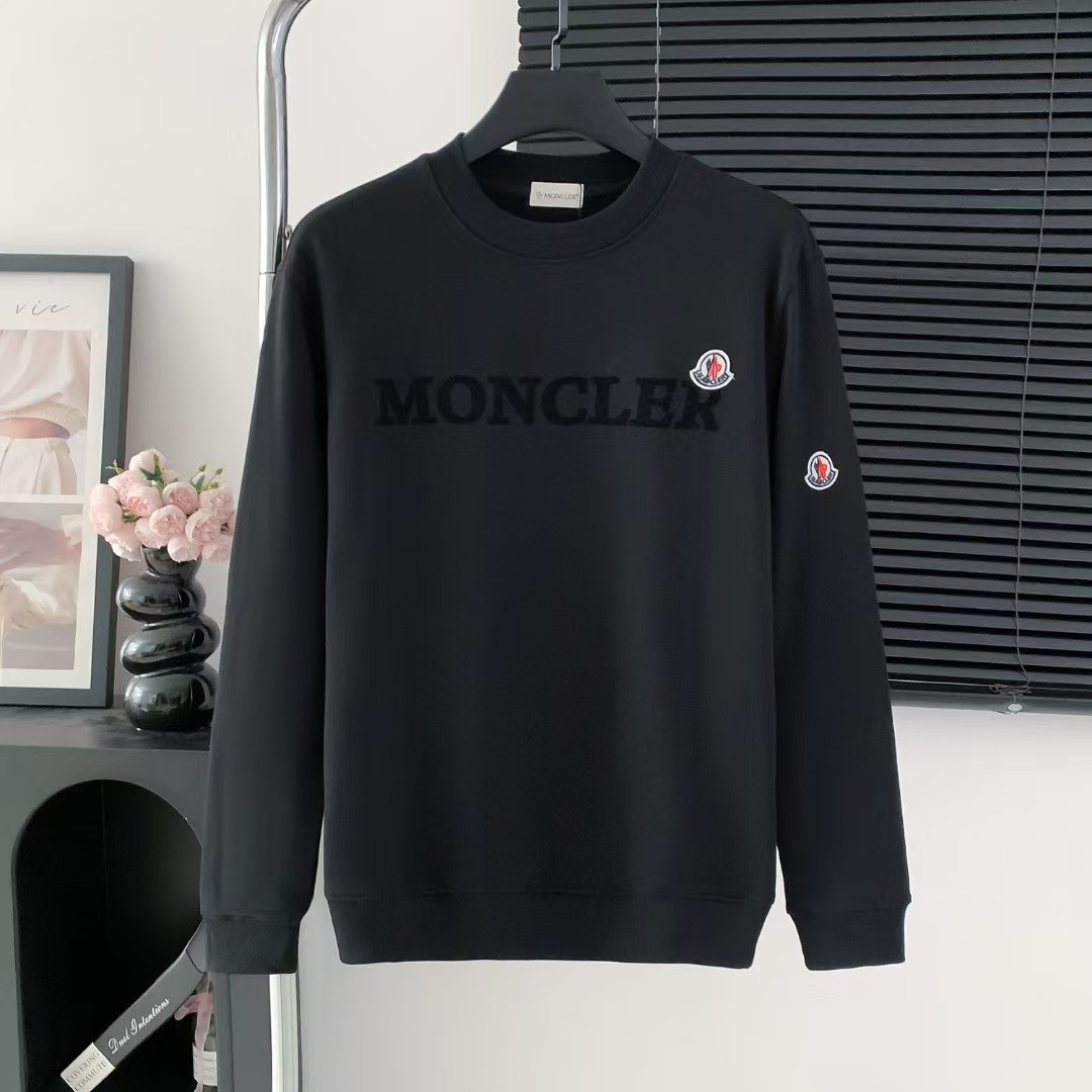 【MONCLER公式 旗艦店】（モンクレール）ラウンドネック長袖、ご好評に付き再入荷！