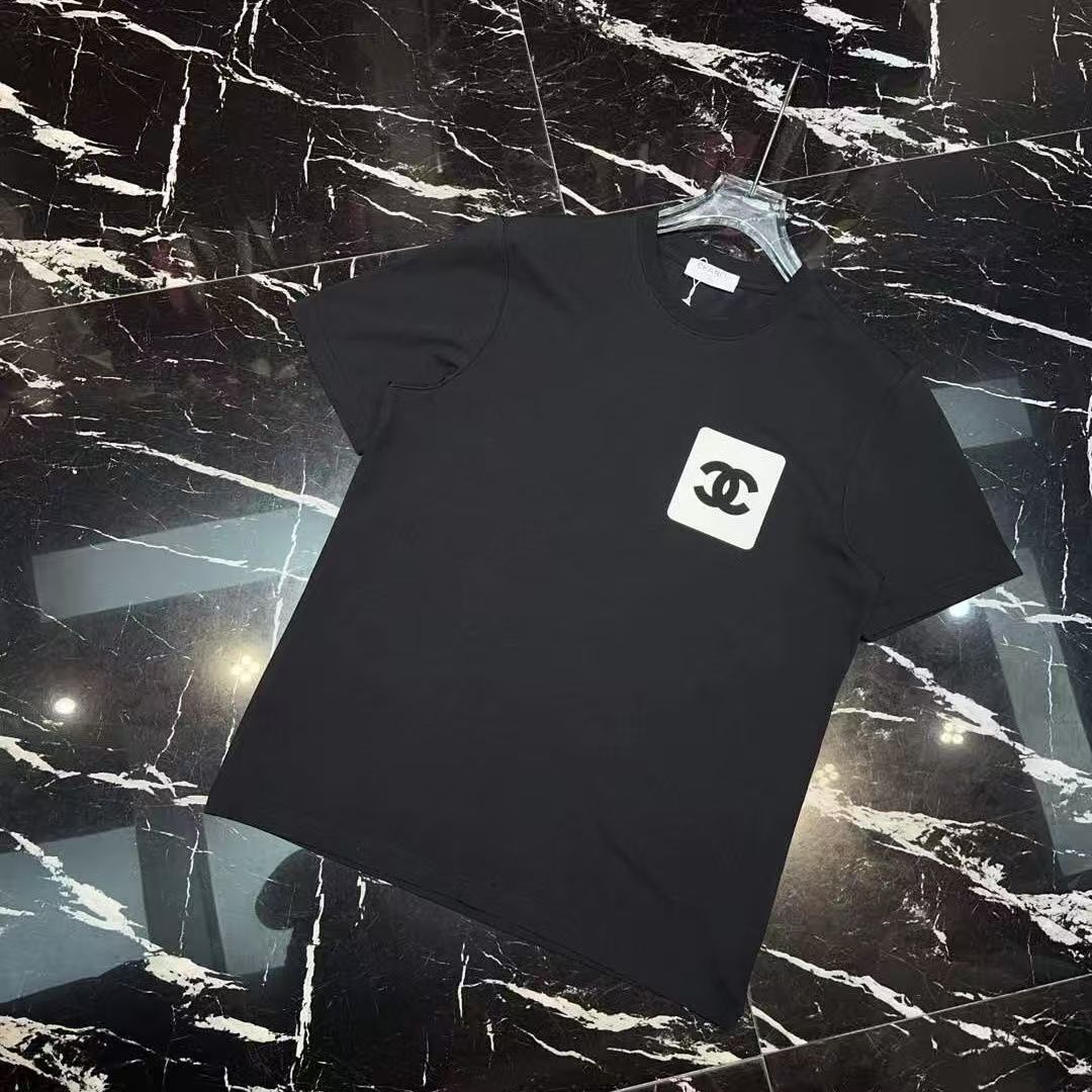 【S-5XL】夏の新作半袖Tシャツ文字プリントシンプルスリムフィットメンズとレディースTシャツ
