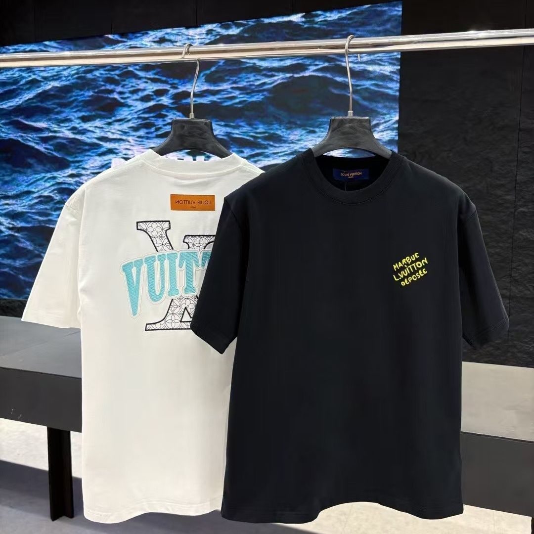 『S-XL』夏にぴったりの、トレンディな半袖カジュアルラウンドネックTシャツ