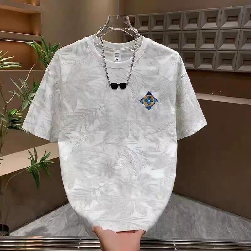 【M-4XL】カジュアルな半袖Tシャツ、おしゃれなトップス、メンズ半袖Tシャツ