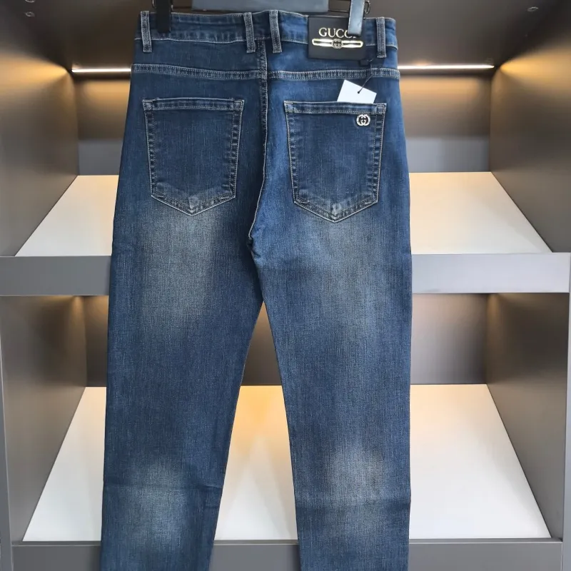 『S-2XL』人気上昇中トレンド シンプル 通気性 カジュアル デニムパンツ