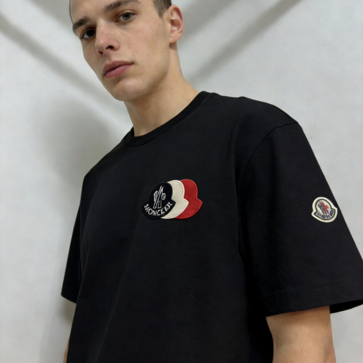 【S-3XL】新作サマー半袖刺繍パッチスタイル、ユニセックス