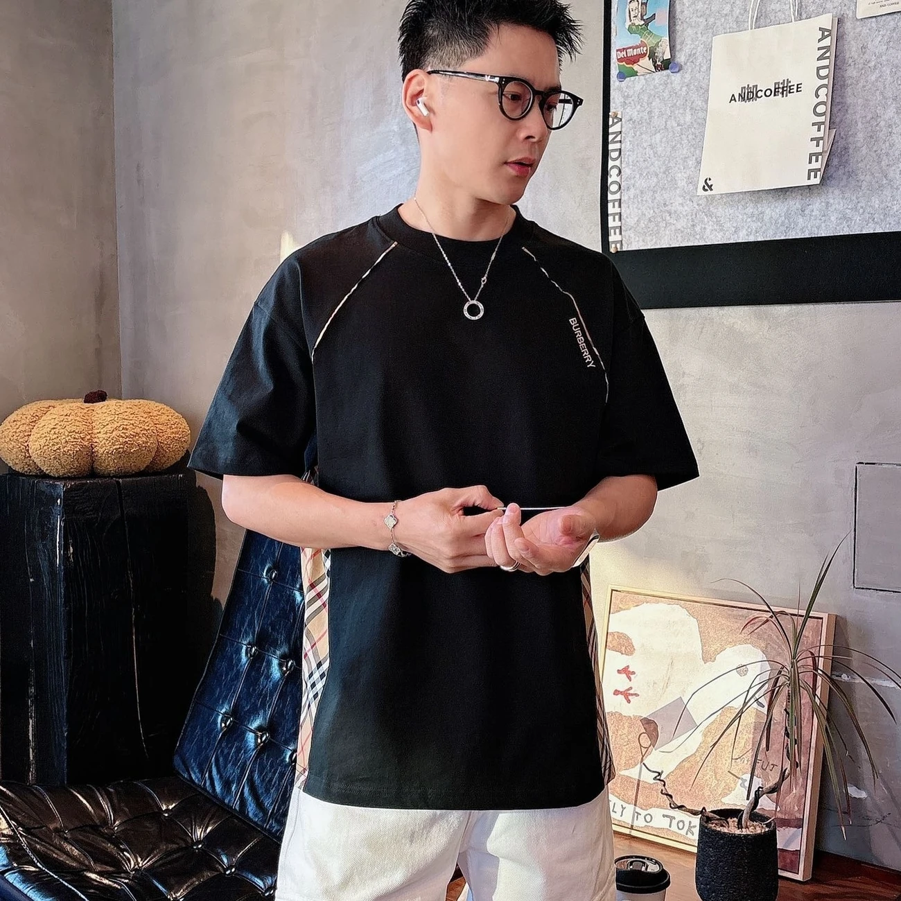 『S-XL』夏新作 刺繍入りカップルスタイル スリム効果半袖Tシャツ