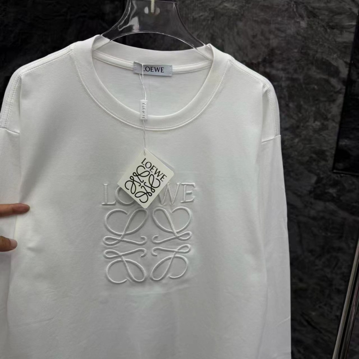『S-2XL』クルーネック長袖カジュアルシャツ ユニセックス