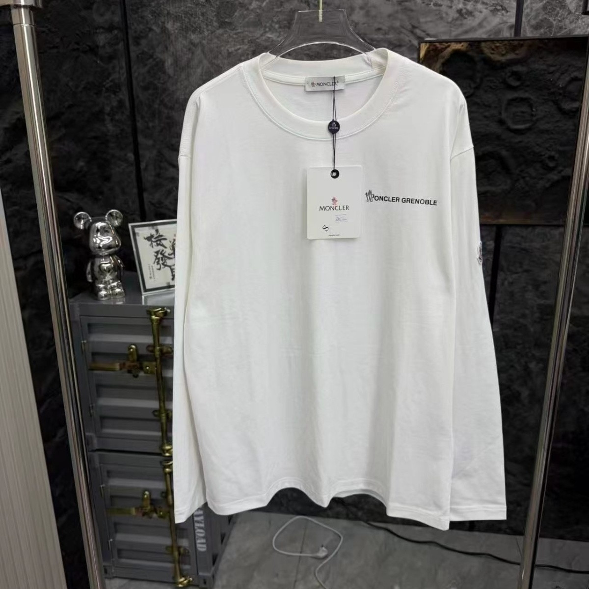 『S-2XL』新作刺繍入り長袖カジュアルユニセックススタイル