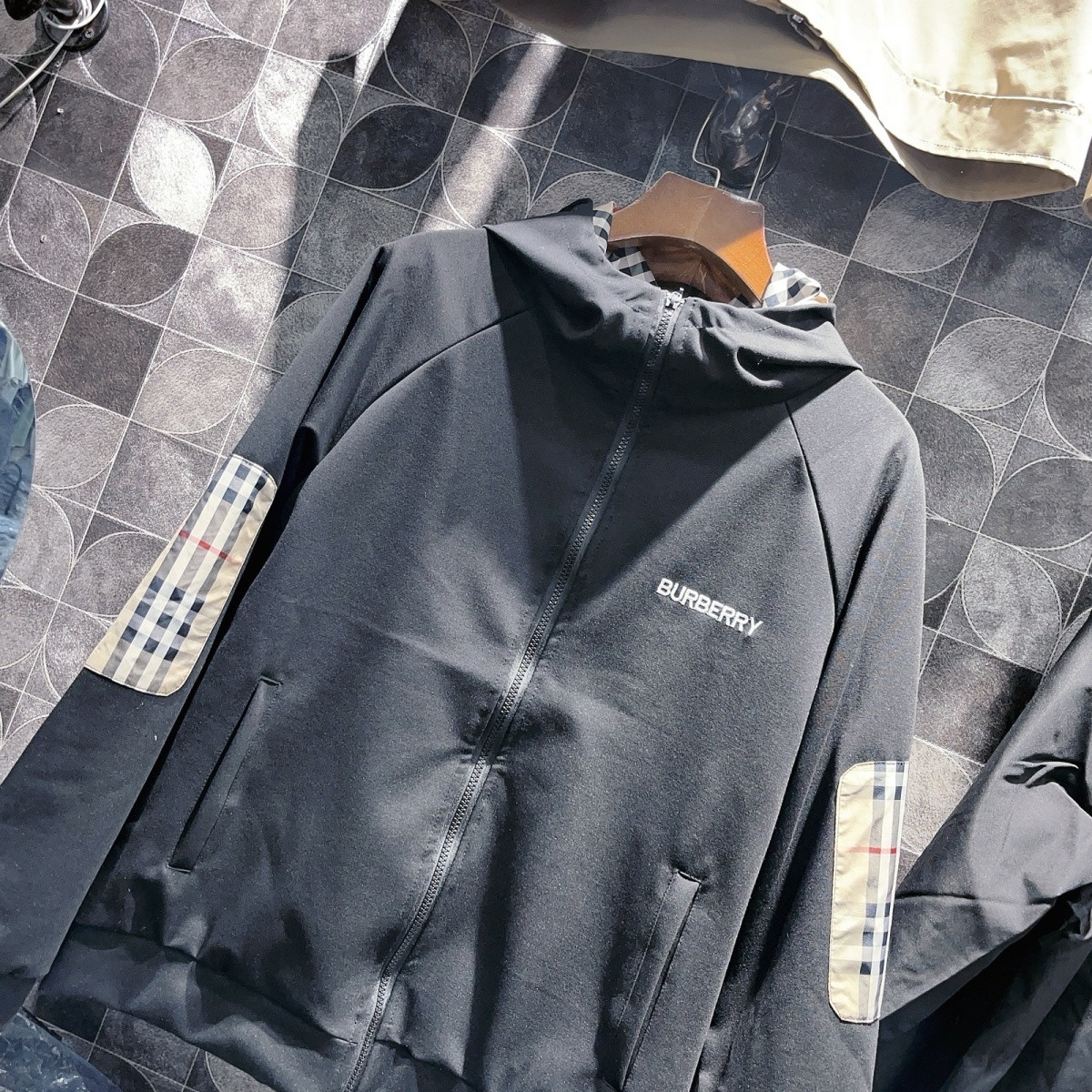 『L-5XL』春と秋のクラシックなパーカージャケットスウェットシャツユニセックススタイルのスプライシング