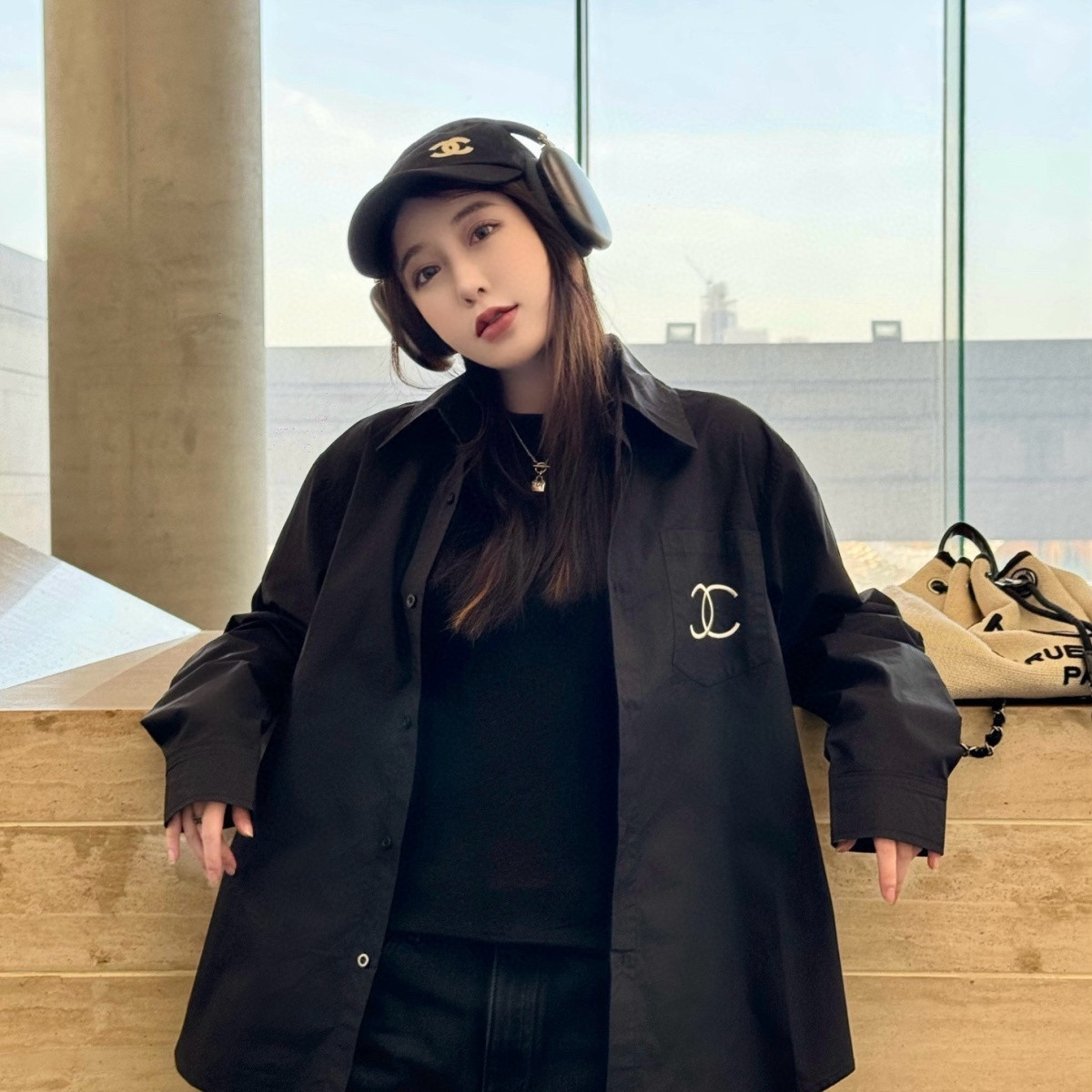 『S-XL』新作長袖シャツ、ゆったりとしたカジュアルでトレンディなジャケット