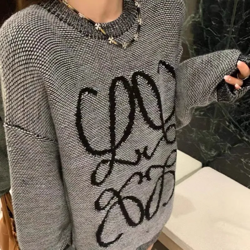 『S-XL』新しいスタイルの厚手のセーター、女性用のファッショナブルなラウンドネックニットセーター