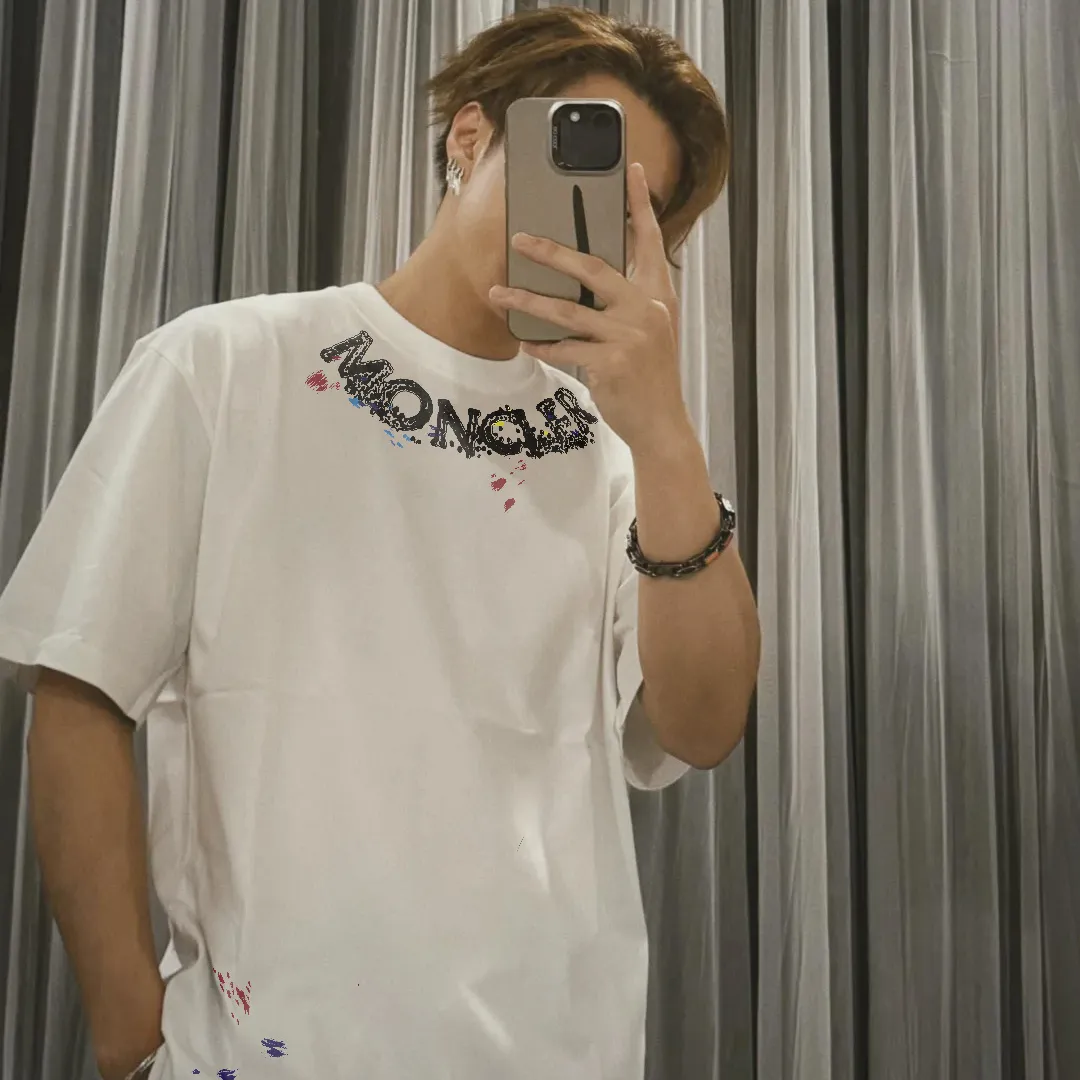 『S-4XL』目を引くデザイン 二色選べる 通気性抜群 トレンド カジュアル Tシャツ