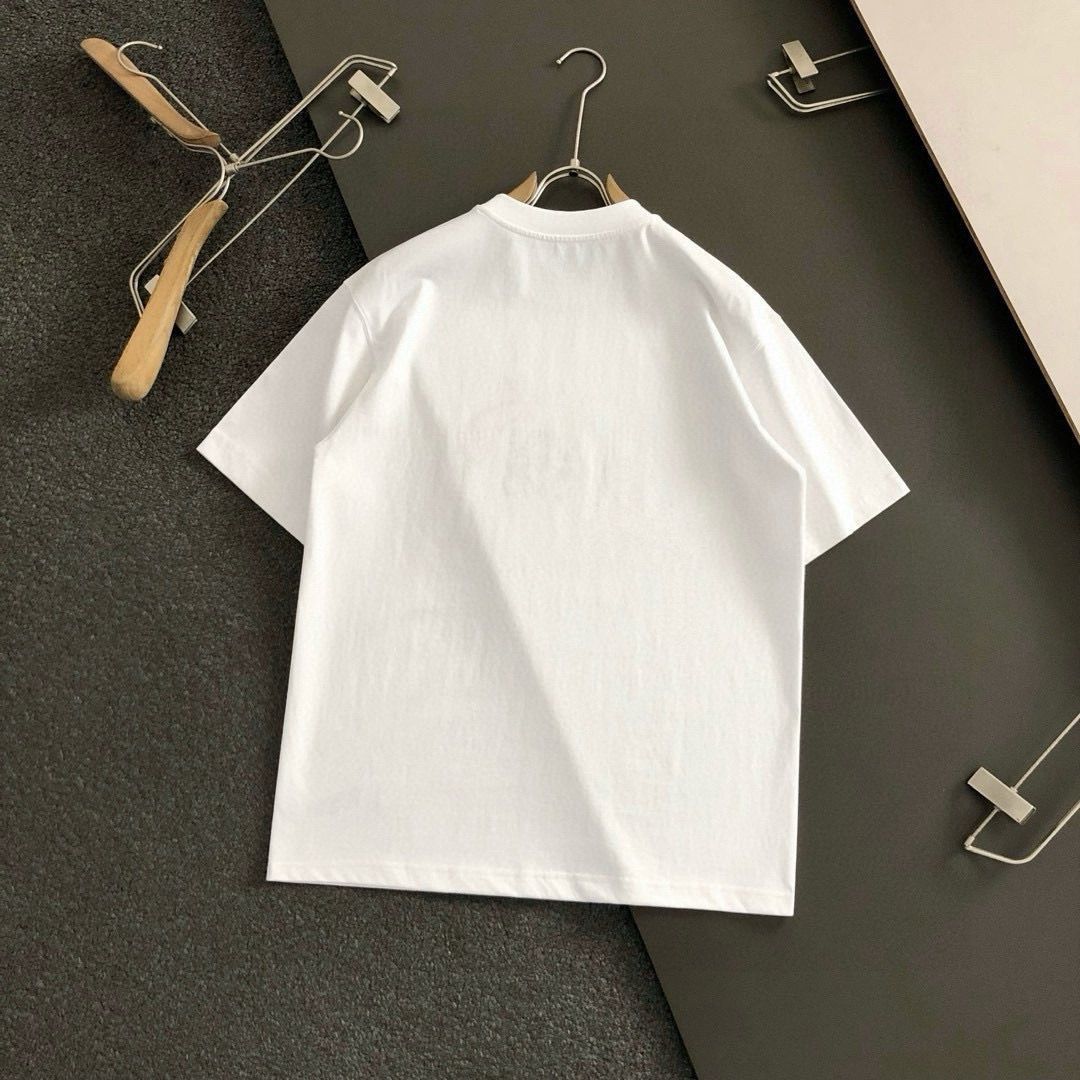 『S-3XL』夏物メンズ＆レディースプリントTシャツ、ラウンドネック、新作カジュアルルーズフィット