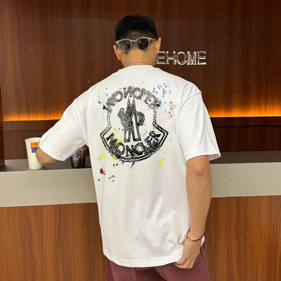 『S-4XL』目を引くデザイン 二色選べる 通気性抜群 トレンド カジュアル Tシャツ
