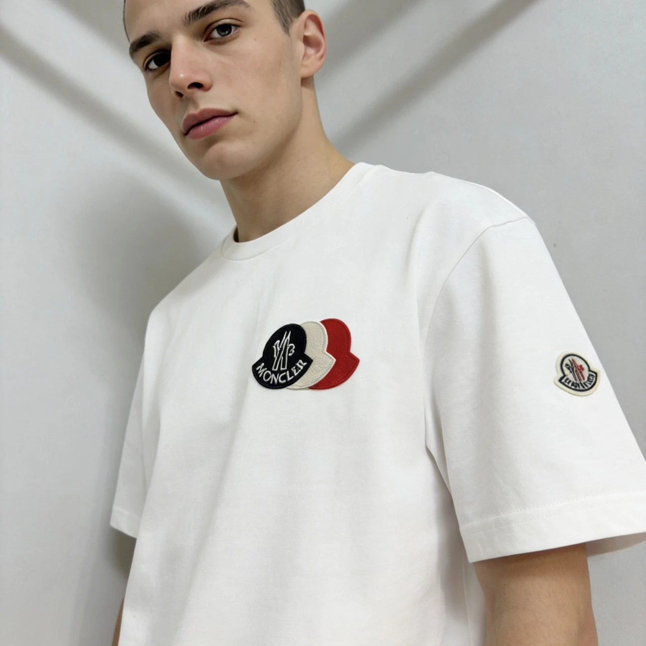 【S-3XL】新作サマー半袖刺繍パッチスタイル、ユニセックス