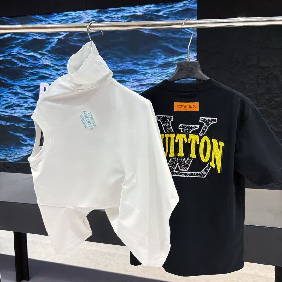 『S-XL』夏にぴったりの、トレンディな半袖カジュアルラウンドネックTシャツ