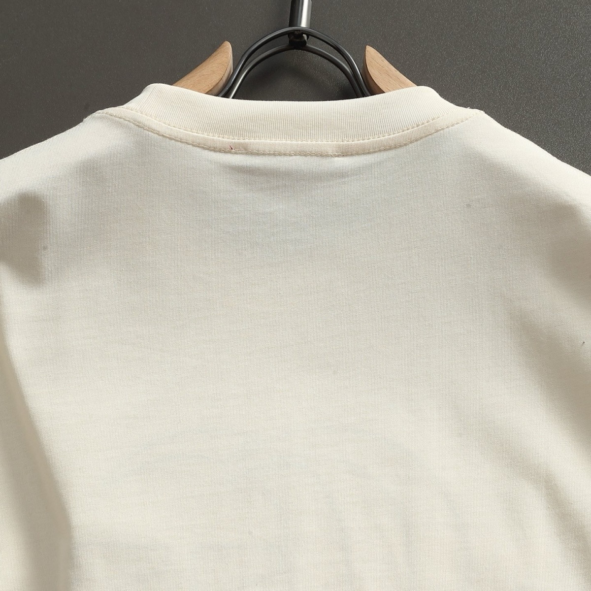 『XS-L』サマークラシック クルーネック 刺繍入り 半袖Tシャツ カジュアル