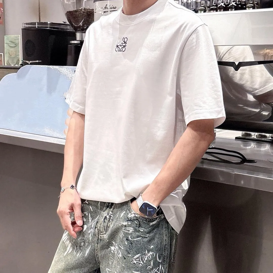 『S-4XL』買わなきゃ損 着心地バツグン デイリー使いに最適 トレンディ 刺繍 Ｔシャツ