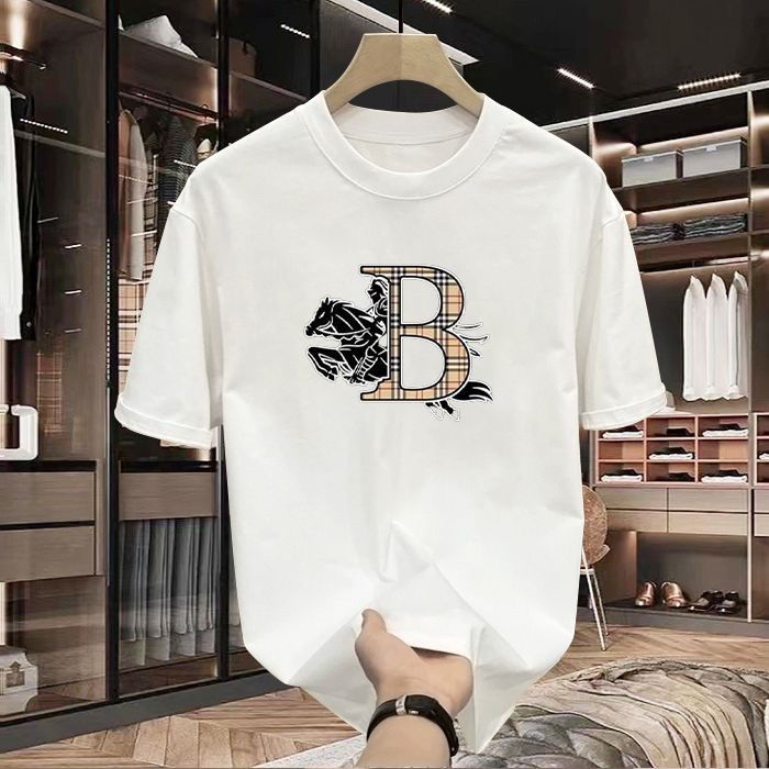 好感度100％ 大好評 ビジネス イングランド 新作 4色選べる 通気性 快適 コットン 男性 Ｔシャツ