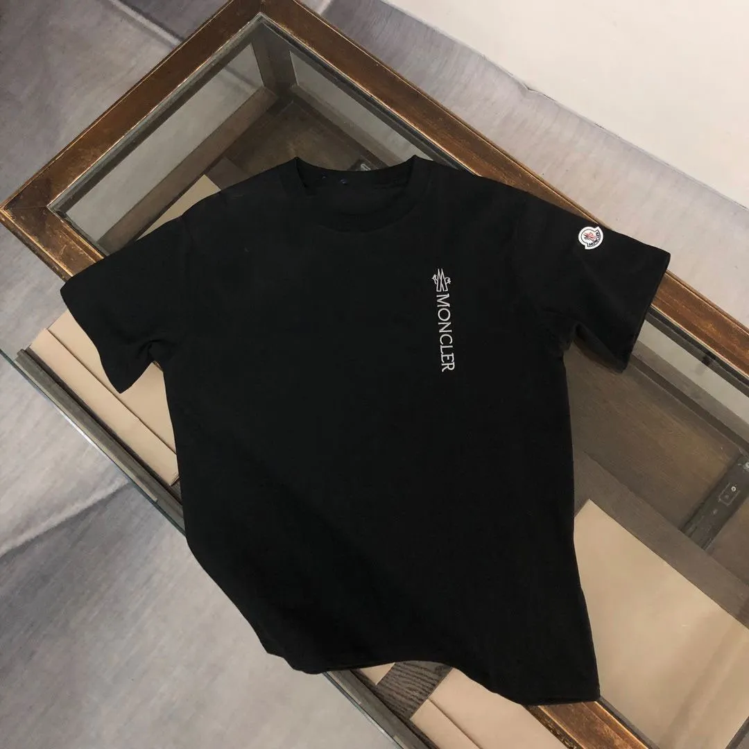 夏 日常 新作 ラウンドネック 無地 アルファベット ゆったり メンズレデイーズ Ｔシャツ