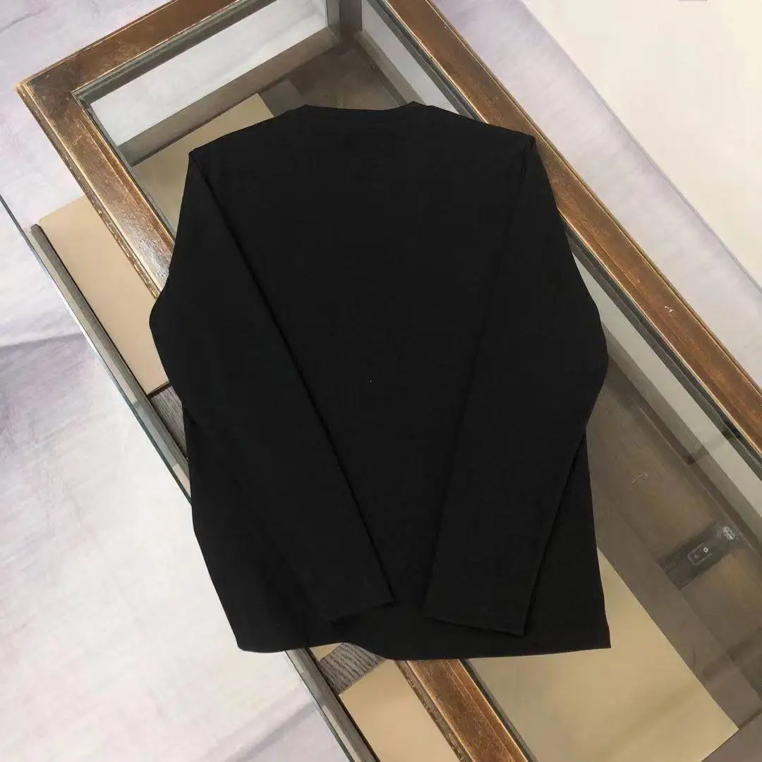 合わせやすい 質感のいい 好感度100％ 日常 カジュアル 超ファッション 大人気 ラウンドネック 長袖 Ｔシャツ