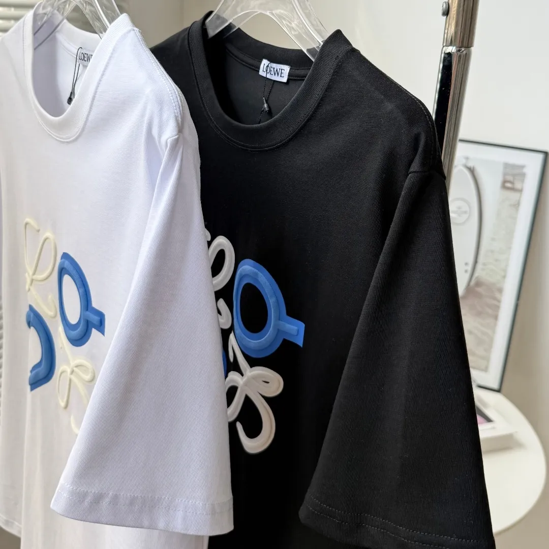 『S-XL』クラシックカラー カジュアルデイリー コラボモデル クルーネック ドットプリント半袖Tシャツ
