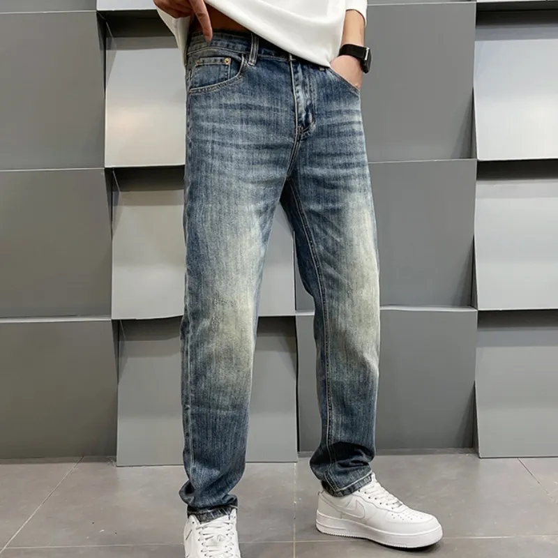 『S-2XL』理想的 快適 安定感抜群 シンプル 買わないと損 デニムパンツ
