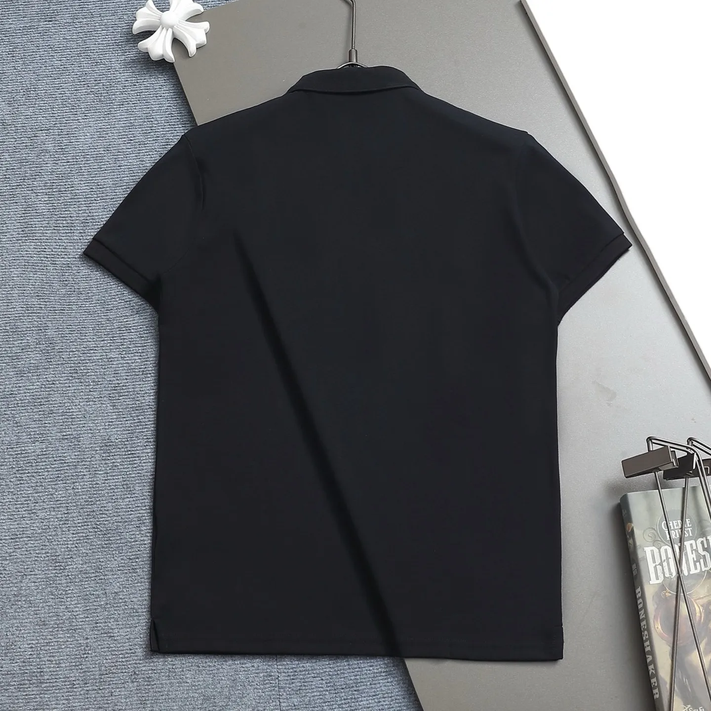 『M-3XL』三色選べる poloネック 着せやすい カジュアル 定番 Tシャツ