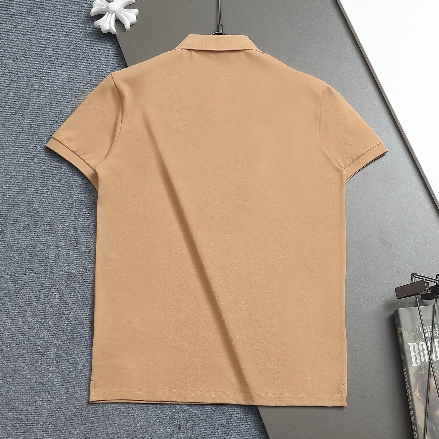 『M-3XL』三色選べる poloネック 着せやすい カジュアル 定番 Tシャツ