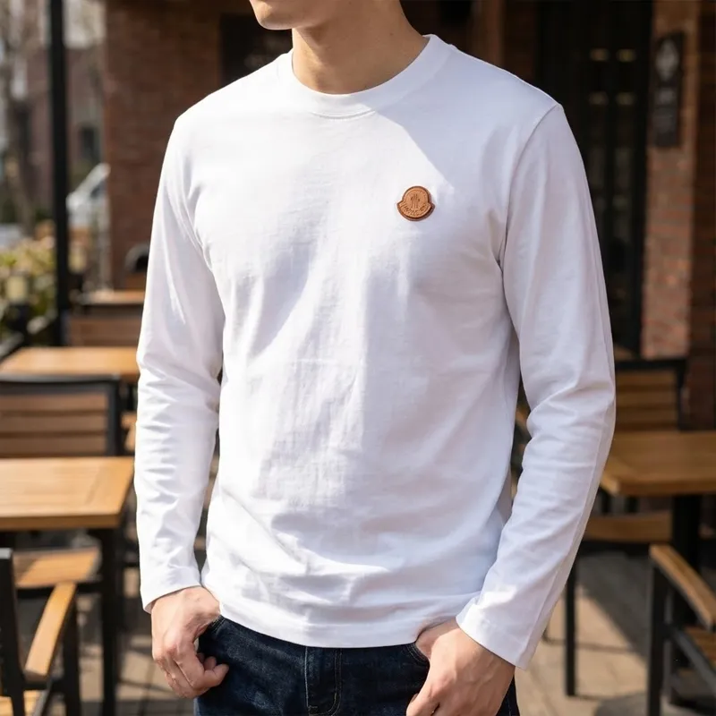 『S-3XL』NO.1人気 優しい雰囲気 ノームコア ラウンドネック 長袖Ｔシャツ