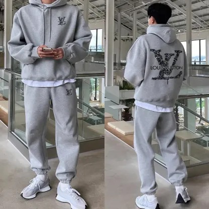 『M-5XL』大活躍 気質いい おしゃれ スポーツ シンプル 若見え パーカー セットアップ