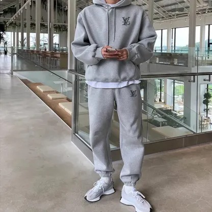『M-5XL』大活躍 気質いい おしゃれ スポーツ シンプル 若見え パーカー セットアップ