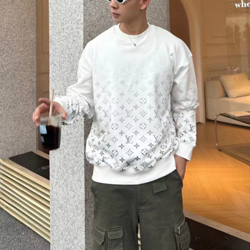 『XS-L』上質で肌触りの良いグラデーションプリント 繊細でしっかりとした仕上がり 快適でスタイリッシュなユニセックスデザイン