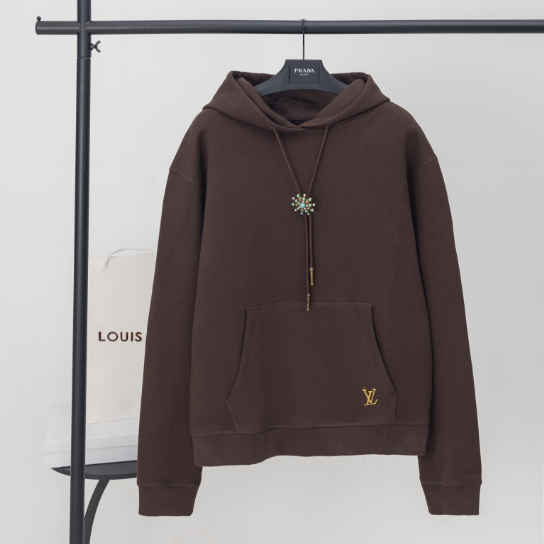 『S-XL』新作ターコイズのひまわり刺繍スウェット ゆったりとした快適な着心地