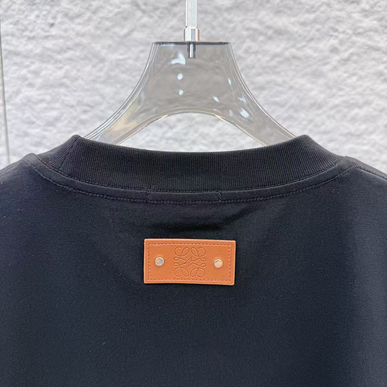 『S-2XL』春夏新作：刺繍とビーズ装飾を施したクルーネック半袖Tシャツ