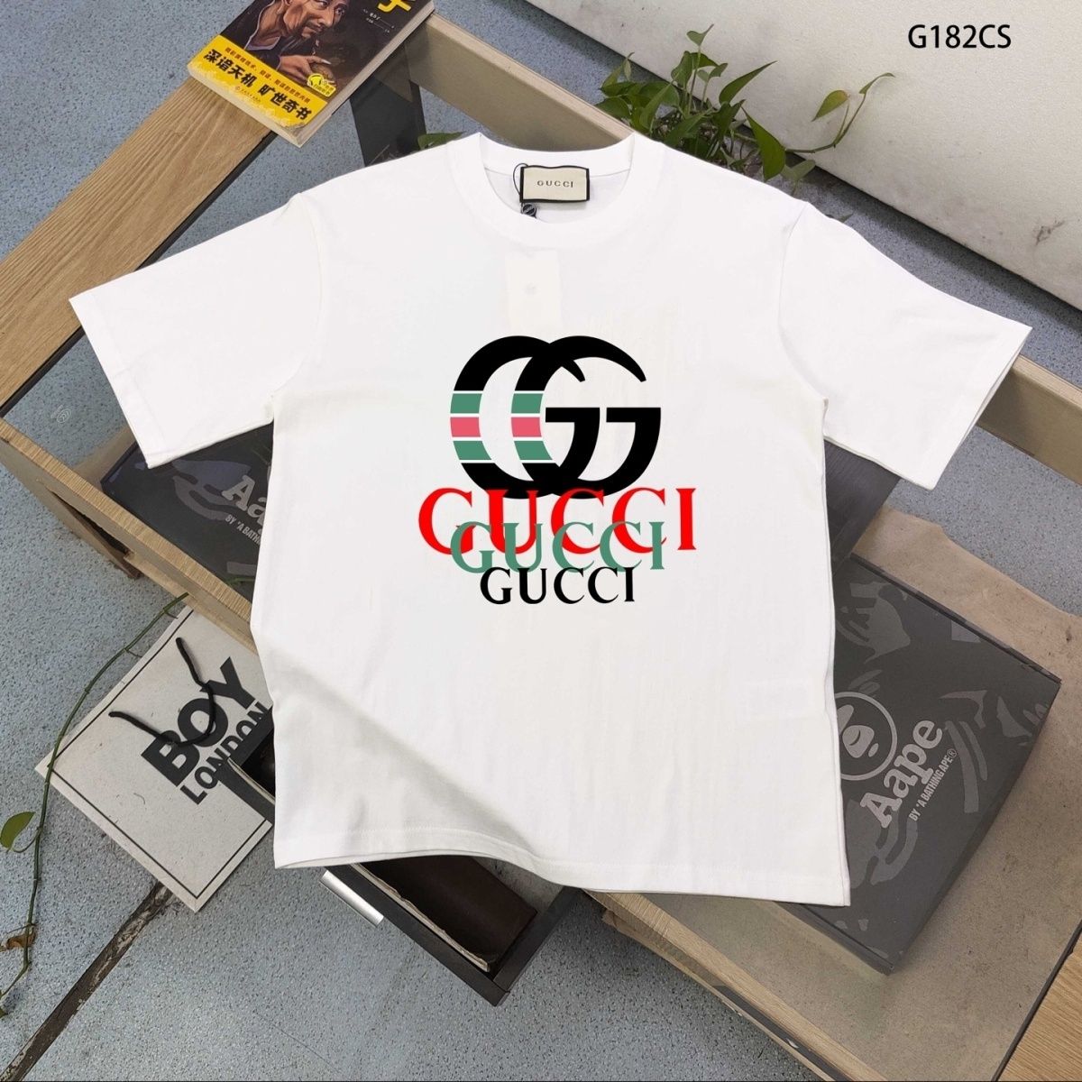 『S-4XL』夏にぴったりのトレンディなプリント柄カジュアルTシャツ 男女兼用でゆったりとした着心地です