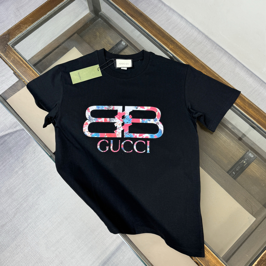 『M-3XL』夏のストリートスタイル クルーネック カジュアル Tシャツ 男女兼用 トレンディな半袖シャツ