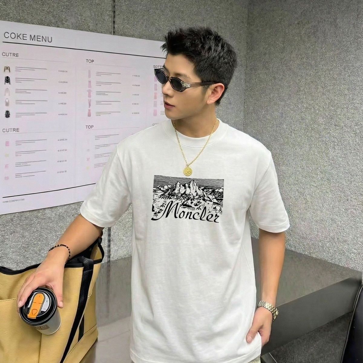 『S-2XL』夏にぴったりのファッショナブルな男女兼用カジュアルプリントTシャツ、汎用性の高いトレンディなクルーネック半袖