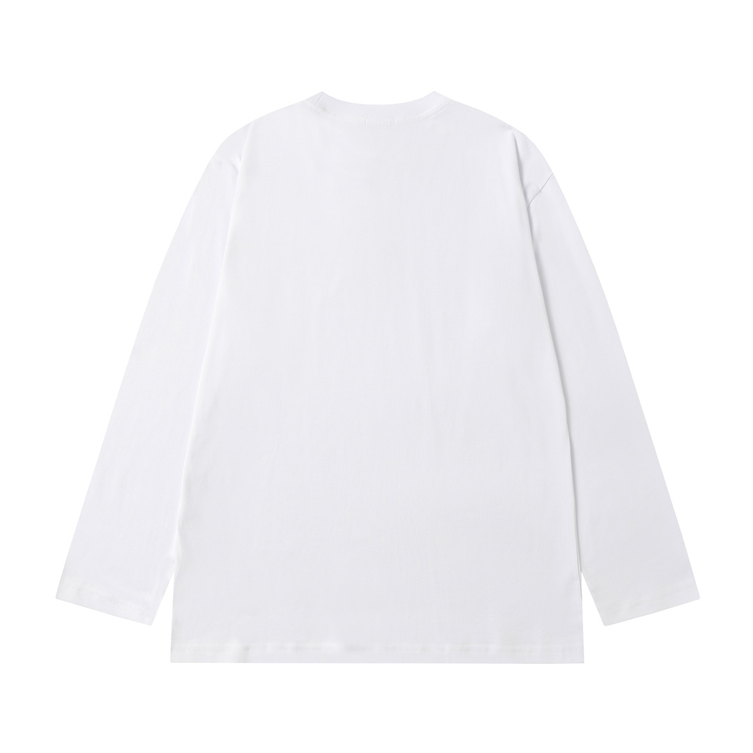 『S-XL』純綿の長袖Tシャツ カジュアルで着心地が良く、男女兼用です