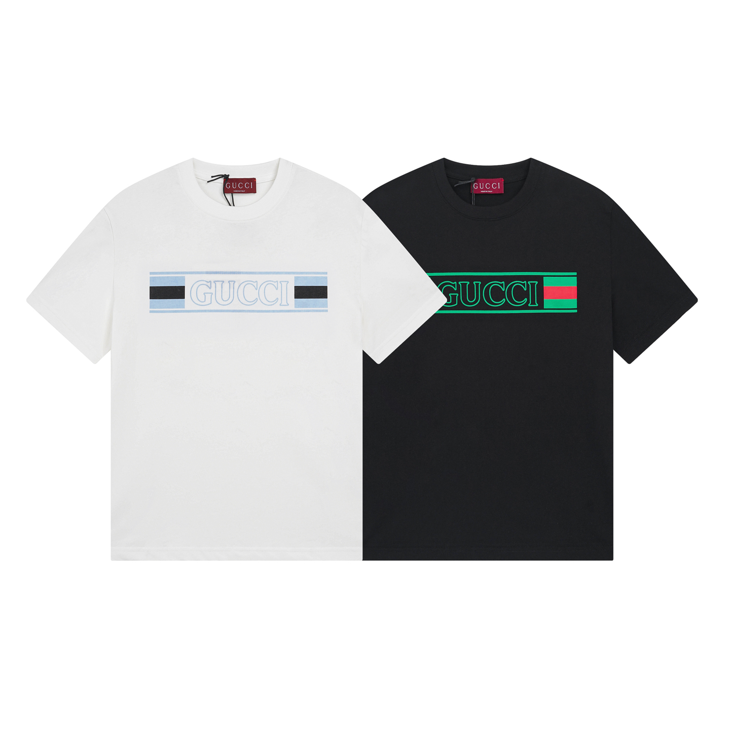 『S-XL』流行の刺繍入りTシャツ。ゆったりとしたシルエットで、男女兼用
