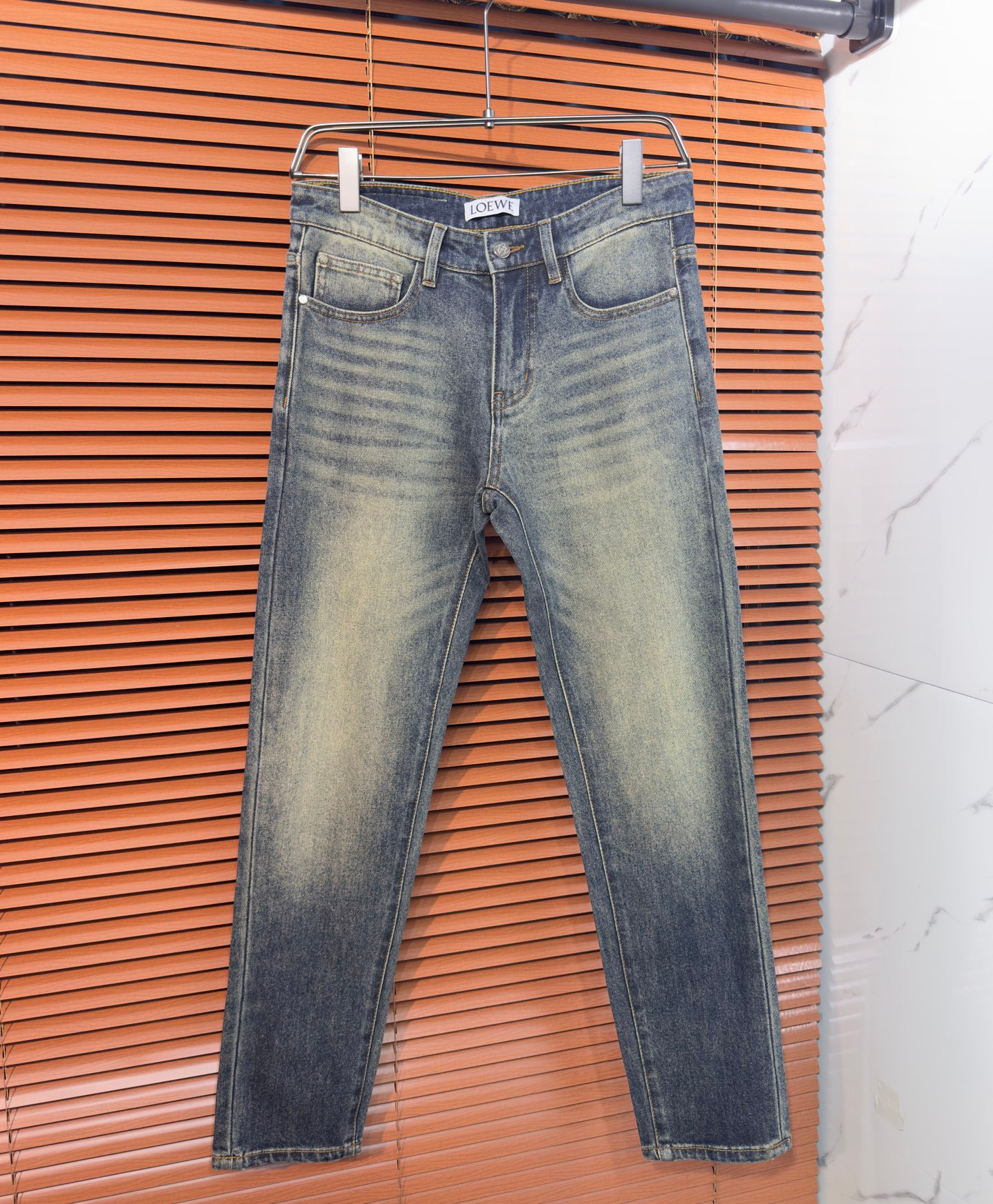 『29-38』高級メンズジーンズ、トレンディなブランド、ストレッチスリムフィット、ロングパンツ、スキニージーンズ