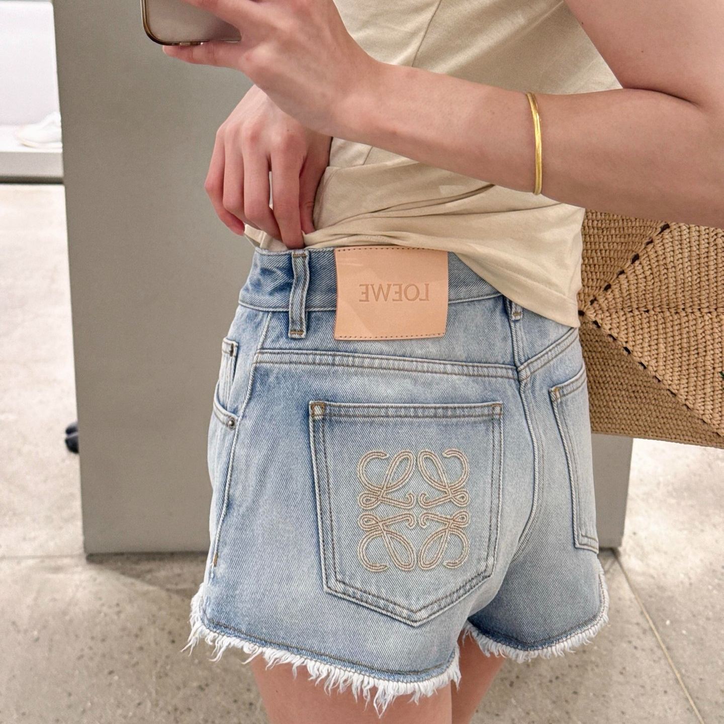 期間限定 新作刺繍入りレトロ万能ショートパンツ