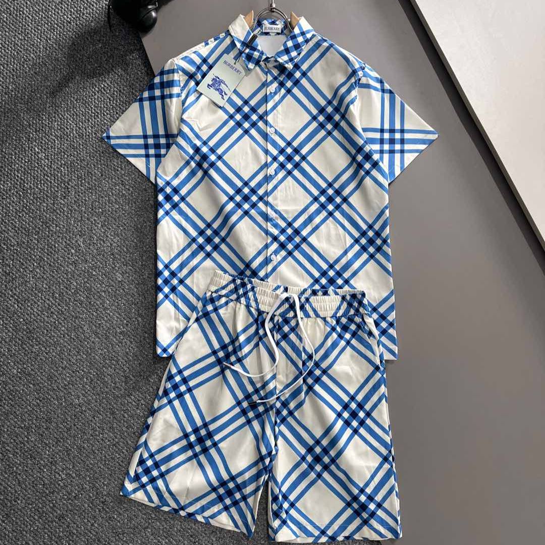 『M-3XL』人気のレトロセット、大人気のシャツと半袖のツーピースセット