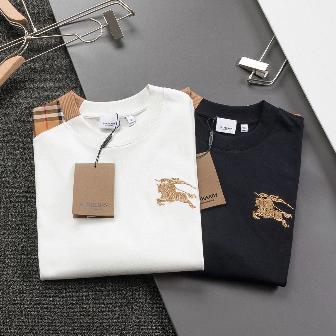『S-XL』スタイリッシュなクルーネック半袖ルーズフィットメンズTシャツ